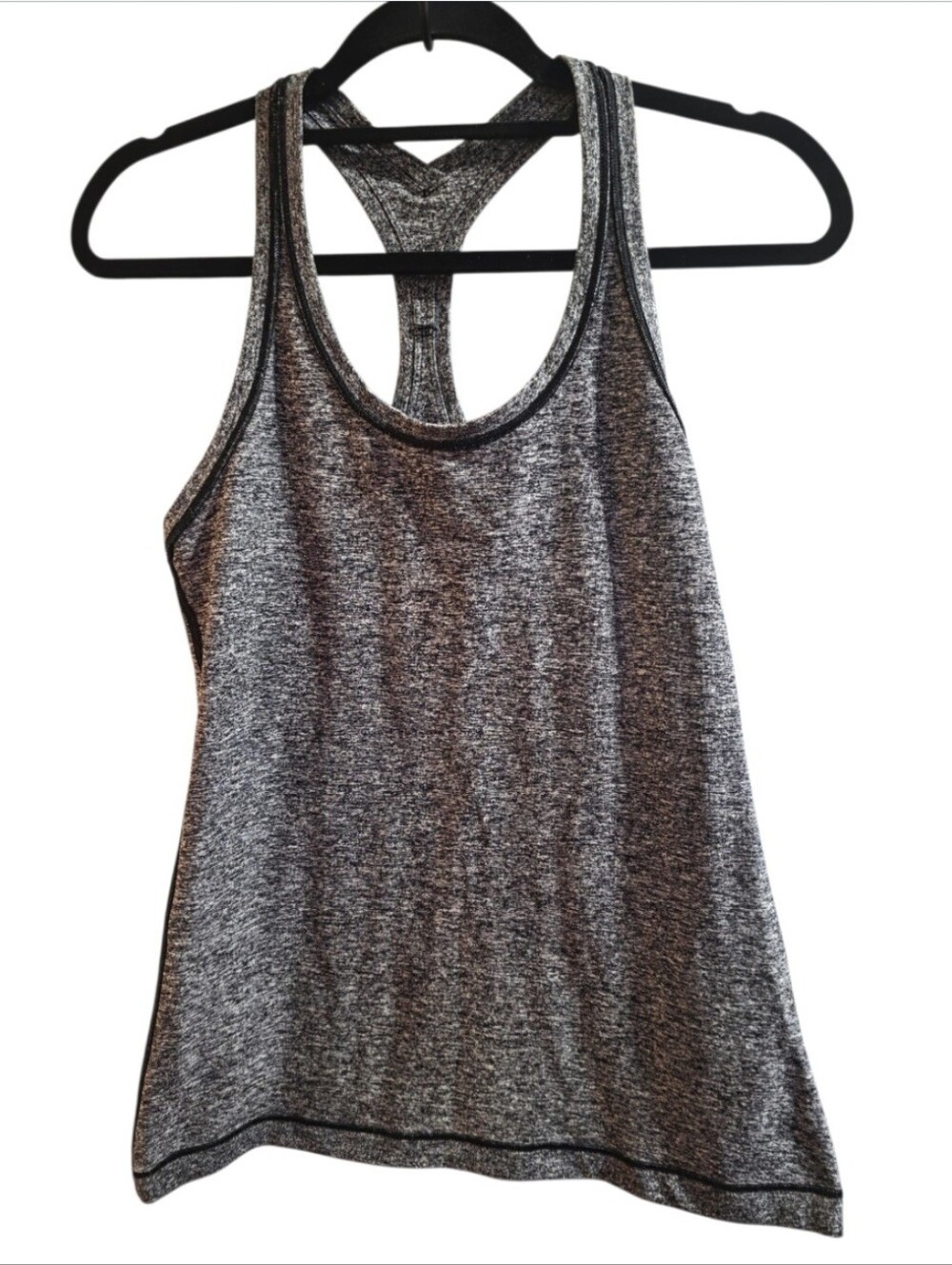 Lululemon Heathered Gray Racerback Athletic Tank Top Yoga Running